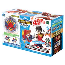 TOY TRON Dual Blade 超級槍 標準火山龍戰鬥陀螺套組, 混合色, 1個