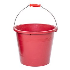 Clean Mate 多用途橡膠水桶, 紅色, 1個