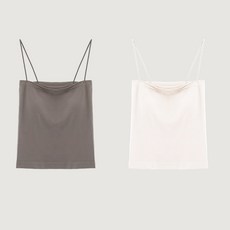 구디프레이디 여성용 서스펜더 끈나시 패드 탑 핫템 2종 세트