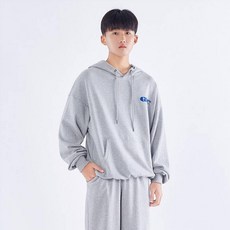 고스트리퍼블릭 아동용 스몰 버터 후로킹 오버핏 기모 후드티셔츠 JHT-J478