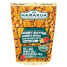 HAMAKUA 蜂蜜奶油夏威夷科納夏威夷豆綜合堅果, 1個, 75g