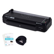 PAPER FRIEND 多功能護貝機 + 護貝膜 + 圓角器, A4, PL-2302CC(黑色)