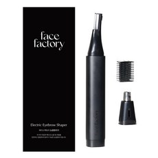페이스팩토리 전동 코털 눈썹정리기, FF-13, 블랙
