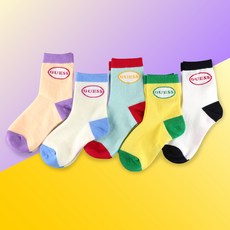 Guess 兒童中筒襪5件組 GS-K03