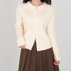 닷이프 여성용 투웨이 포켓 니트 집업