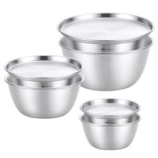 Reborn.J 新款迷你304不鏽鋼量碗 200ml + 400ml + 600ml + 托盤 3件組, 混合顏色, 1套