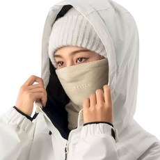 ROCKBROS 洛克兄弟 QNature 防寒滑雪面罩頸圍 014-WB023, 1個, 米色