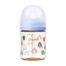 pigeon 貝親 實感哺乳塑膠奶瓶 0個月以上, 北歐小鎮, 160ml, 1個