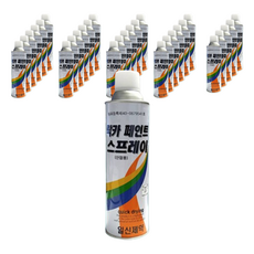 일신제약 락카 페인트 스프레이, 318 적색, 420ml, 30개