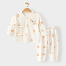 MK 熊兔新生兒肚衣居家服上下套裝