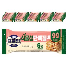 이지프로틴 식물성 단백질바, 27g, 96개