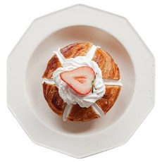 NICOTT Here 手工義大利麵碗, 1個, 棉花象牙白