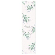 HANDSPICK 花卉腰封 情人節禮物包裝封口紙帶 120g, 紫色, 30個