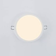 번개표 15W 전구색 LED 방습 매입형 다운라이트 172 x 35 mm, 화이트, 1개