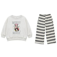 리틀래빗 아동용 디즈니 냐냐 스트 상하의 세트