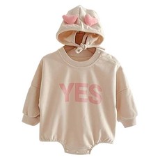 Bebeniz 嬰幼兒立體愛心帽子字母包屁衣套裝