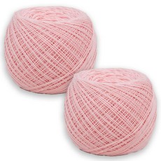 타조 구정뜨개실 순면 40수, 116 베이비핑크, 2개