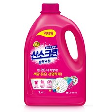 테크 산소크린 액체형 표백제 본품, 2.4L, 1개