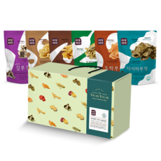 TigakTaegak 綜合脆片禮盒組 3號 6款, 360g, 1套