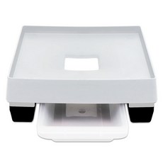 화분월드 뉴 고정식 정사각 모던 베이직 화분 받침대, 스노우화이트, 1개