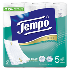 Tempo 五層捲筒衛生紙, 11m, 9捲, 1袋