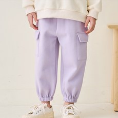 bebezoo 兒童款布丁蝴蝶結工裝束口褲