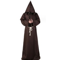 Opry 男女通用 中世紀魔法師祭司角色扮演服裝套組