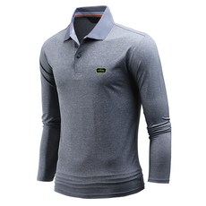 다꾸앙 남성용 마터호른 스판 카라 긴팔 티셔츠 F08P7_ql5285