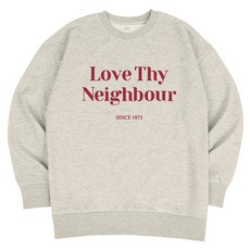 에어플레인 남녀공용 러브다이 스탠다드 맨투맨