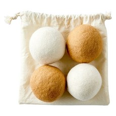 Modern House 洗衣烘乾機羊毛球2款 x 2入組, 1套, 米色