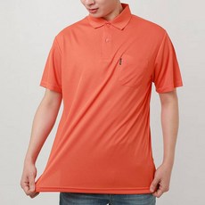 티센스 남녀공용 쿨론포켓 카라 반팔 티셔츠