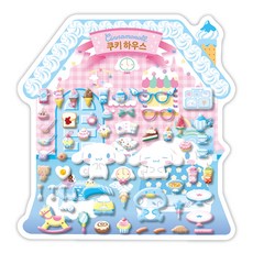 산리오캐릭터즈 케이크 하우스 스티커, 시나모롤, 도티도그