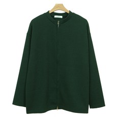 남성용 골지 투웨이 니트 집업 T2809