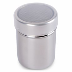 Cafe D'Amour不銹鋼粉盒 銀色, 1個, 177.44ml