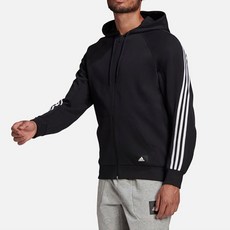 adidas 愛迪達 男士 FUTURE ICON 拉鍊連帽衫