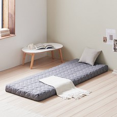 Hey Molly Dream-ping 地板舒眠床墊 + 收納綁帶, 12cm, 灰色