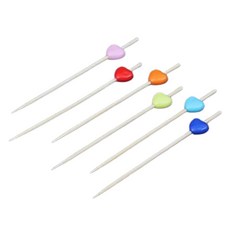 Pactoyou 水果串 愛心 隨機出貨 2.0mm x 9cm, 1個