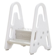 Fun n Baby 幼兒用ABC安全防護腳踏凳, 白色 + 灰色, 1個
