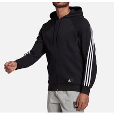 adidas 愛迪達 男士 FUTURE ICON 拉鍊連帽衫