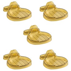 블럭마트 주방 조리기구 앤 냄비뚜껑 보관함, 옐로우, 5개