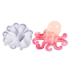 Daysoy 可愛造型 DIY 蠟燭 蠟燭 矽膠模具, 15 章魚, 1個