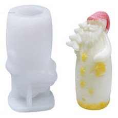 Daysoy 聖誕節 diy 蠟燭 矽膠模具, 08 聖誕老人