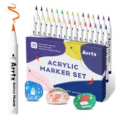 Arrtx 專業壓克力記號筆B AACM-0530B, 1個, 30 種顏色