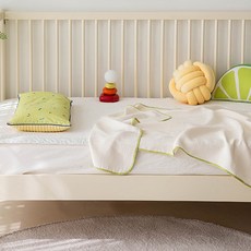 유아용 드리머 모달 거즈 블랭킷, 라임 아이보리