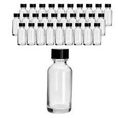 미르코리아 다용도 미니 투명 유리병, 30ml, 30개