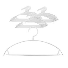 DECOSIN 防肩角衣架, 白色, 30個