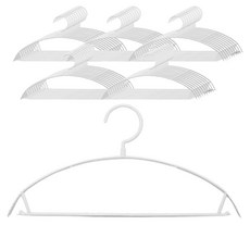 DECOSIN 防肩角衣架, 白色, 50個