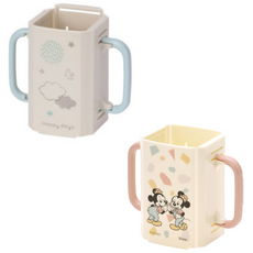 Skater 韓國 幼兒用 JaimieLoft 可折疊纖薄包裝飲料架 2件組 Happy Days + 米奇與好朋友們 復古, 1套