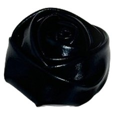 메르시밴드 글로우 로즈 휴대폰 그립팝, 블랙, 1개