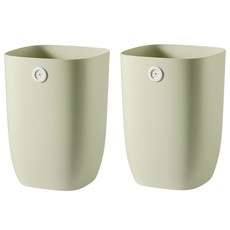MONACO OLIVE 可固定分類袋 方圓形垃圾桶 2入, 橄欖